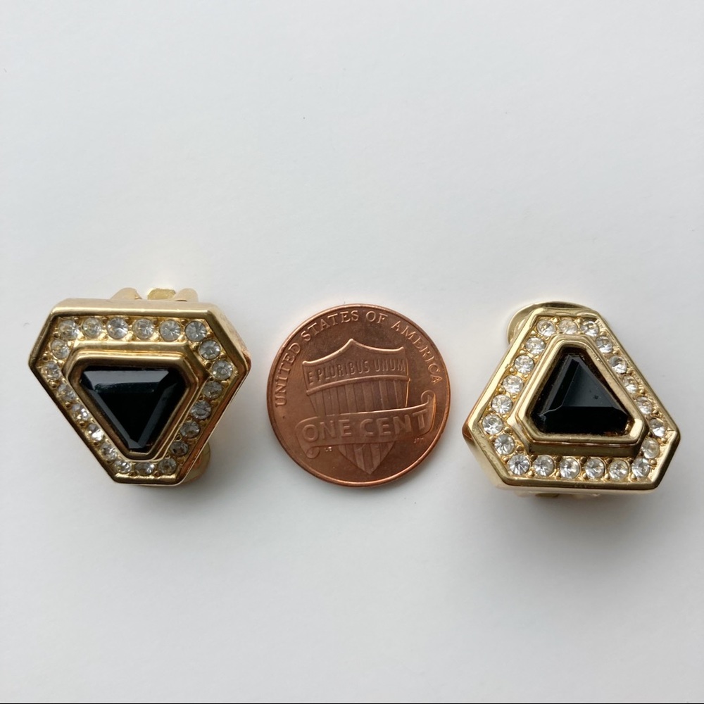 Christian Dior Vintage Clip On Earrings - Picture 4 of 12